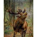 РЕПРОДУКЦИИ НА КАРТИНИ Ревящ елен в гъста гора (1928)